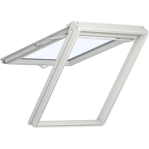 VELUX Austauschfenster VKU 0081 Klapp-Schwingfenster Kunststoff Dachfenster, 113X124 cm (Y85)