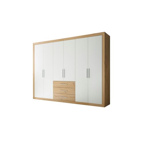 Kleiderschrank Fernando - holzfarben - 289 cm - 225 cm - 59 cm - Sconto