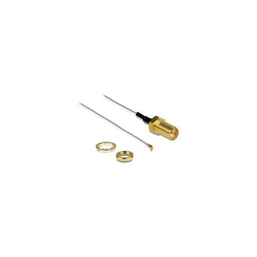 Antennenkabel SMA Buchse ></noscript> MHF III /U.FL-LP-040 grau/schwarz