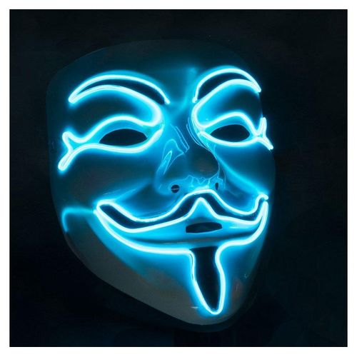 Goods+Gadgets Kostüm LED Anonymous V wie for Vendetta