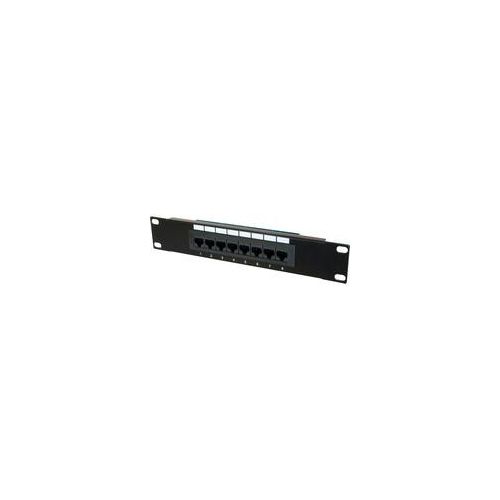 Cat.5e Patch Panel, Patchpanel schwarz/grau