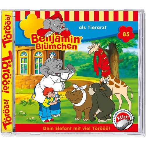 Benjamin Blümchen Band 85: Benjamin Blümchen als Tierarzt (1 Audio-CD) - Benjamin Blümchen (Hörbuch)