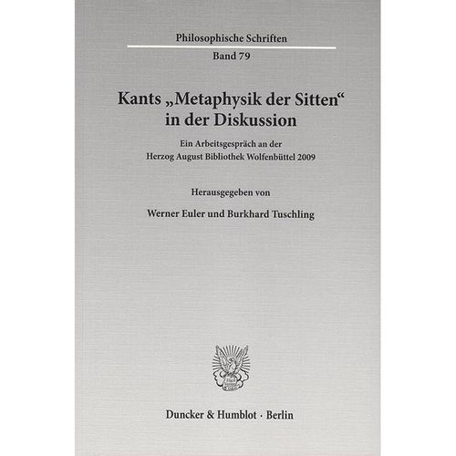 Kants »Metaphysik der Sitten« in der Diskussion., Kartoniert (TB)