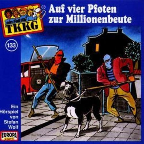TKKG - Auf vier Pfoten zur Millionenbeute - Stefan Wolf (Hörbuch)