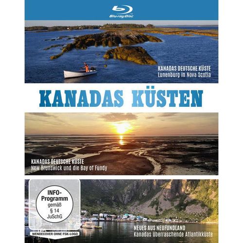 Kanadas Küsten: Neues aus Neufundland - Kanadas überraschende Atlantikküste / Kanadas deutsche Küste  New Brunswick und die Bay of Fundy / Kanadas de (Blu-ray)