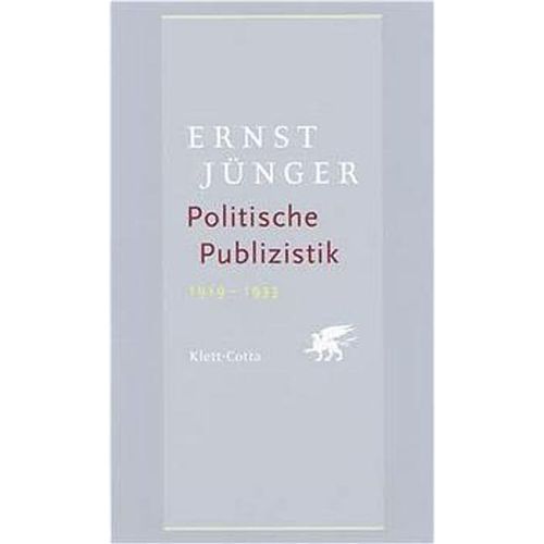 Politische Publizistik 1919-1933 - Ernst Jünger, Leinen