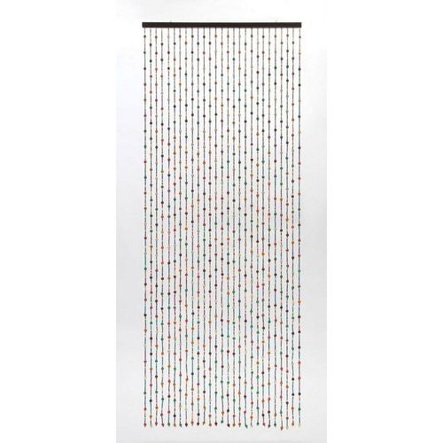 Türvorhang »Türvorhang Colorful XL 90x230cm bunter Holzperlenvorhang Vorhang Perlenvorhang Raumteiler