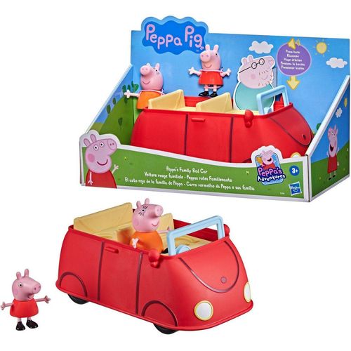 Hasbro Spielwelt Peppa Pig, Peppas rotes Familienauto, mit Soundeffekten, rot