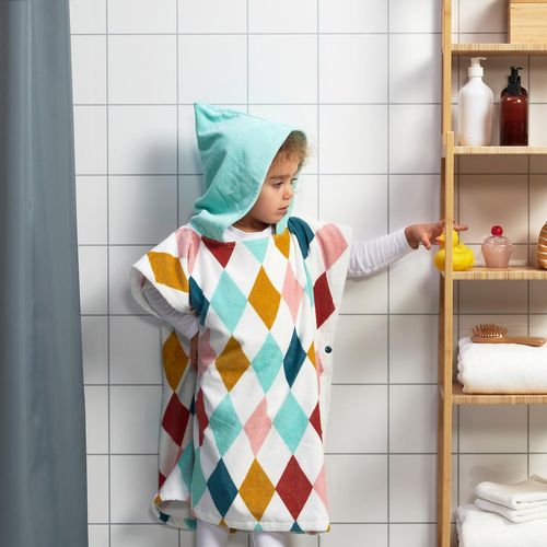 BUSENKEL Badeponcho mit Kapuze