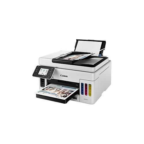 Multifunktionsdrucker Canon MAXIFY GX6050, 3-in-1, USB/LAN/WLAN, Auto Duplex/Mobildruck, bis A4, inkl. 4 Tintenflaschen