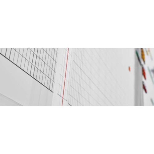 magnetoplan Aktivitäten- und Urlaubsplaner, 7-Tage-Woche - 80 Mitarbeiter