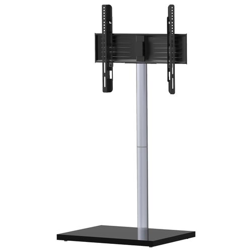 VCM TV Standfuß 26-70 Zoll VESA max. 400x400 bis 35 kg Fernseh Ständer schwenkbar aus Alu TV Bodenständer Maße ca. H. 100 x B. 60 x T. 45 cm Fernsehstand Nalano