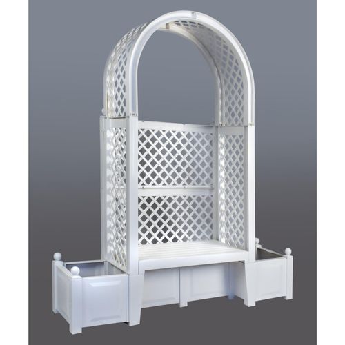 Gartenbank "Amsterdam", weiß