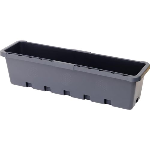 GreenLife Blumenkasten / Kräuterbox 5 Stück, anthrazit, komplett