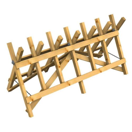 bv-vertrieb Sägebock »Sägebock Kettensägebock Holzspalter Holzsägebock klappbar Lärche - (4263)«