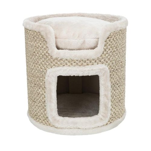 Trixie Ria Cat Tower 37 cm lichtgrau/natur