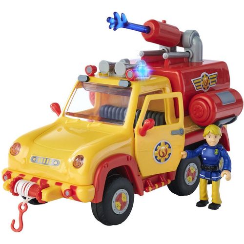 SIMBA Spielzeug-Feuerwehr Feuerwehrmann Sam, Venus 2.0, mit Sound- und Lichteffekten, bunt