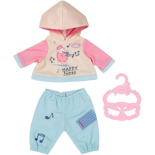 Baby Annabell Puppenkleidung Little Jogginganzug, 36 cm, mit Kleiderbügel, bunt