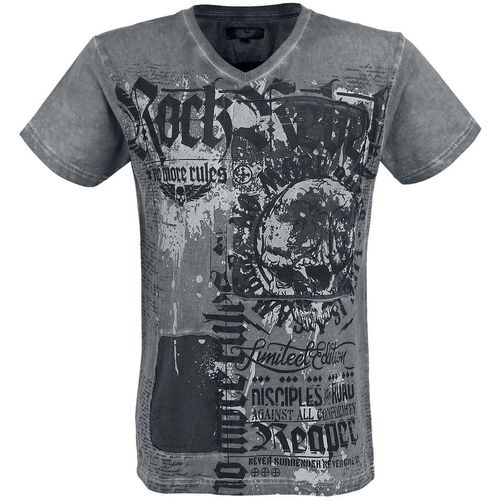 Rock Rebel by EMP Heavy Soul T-Shirt grau in XXL