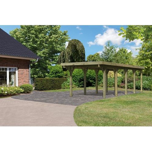 Carport Einz. Classic 3 A kdi 318x854x234 + 0,5 mm Stahldach