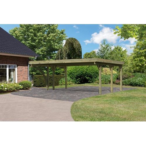 Carport doppelt Classic 1B inkl.1 Bogen + Stahldach