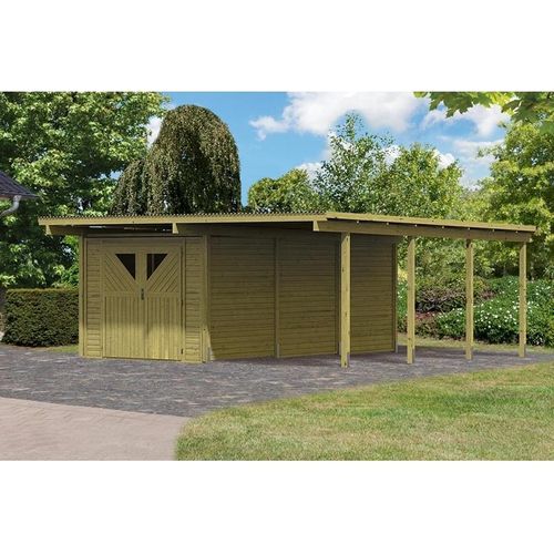 Carport doppelt Eco 2 A integr. Abstellraum