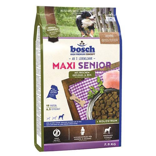 Bosch Hundefutter Maxi Senior Geflügel & Reis 2x12,5kg