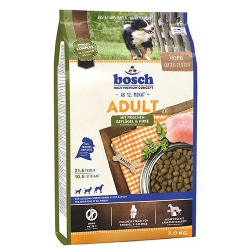 Bosch Hundefutter Adult Geflügel & Hirse 3kg