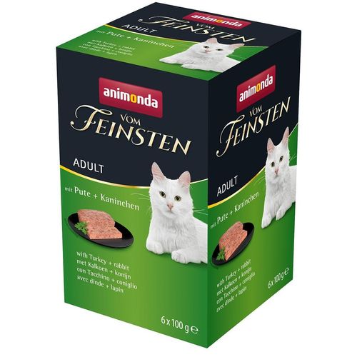 animonda vom Feinsten Adult Pute + Kaninchen 32x100g