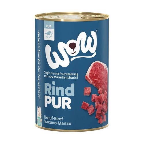 WOW Pur Rind Single Protein 6x400g