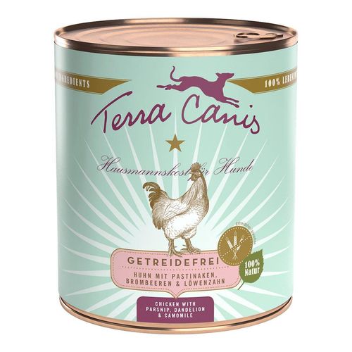 Terra Canis getreidefrei Huhn mit Pastinaken, Brombeeren und Löwenzahn 6x800g