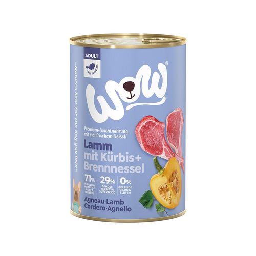 WOW Adult Lamm mit Kürbis und Brennnessel 6x400g