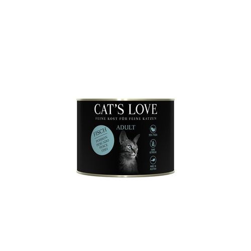 Cat’s Love Nassfutter Fisch Pur mit Distelöl und Petersilie 6x200g
