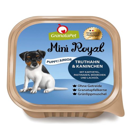 GranataPet Mini Royal Junior Truthahn und Kaninchen 22x150g