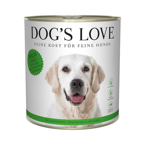 Dog's Love Classic Wild mit Kartoffel, Zwetschge und Sellerie 12x800g