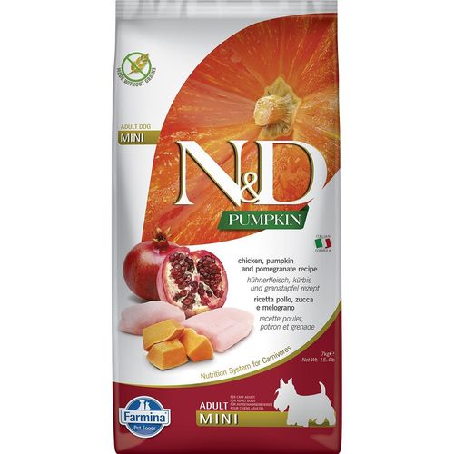 Farmina N&D Pumpkin Dog Huhn Adult Mini 7kg