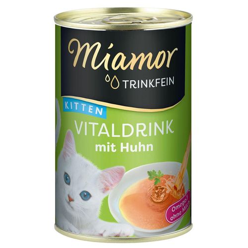 Miamor Trinkfein Vitaldrink Kitten mit Huhn 24x135ml