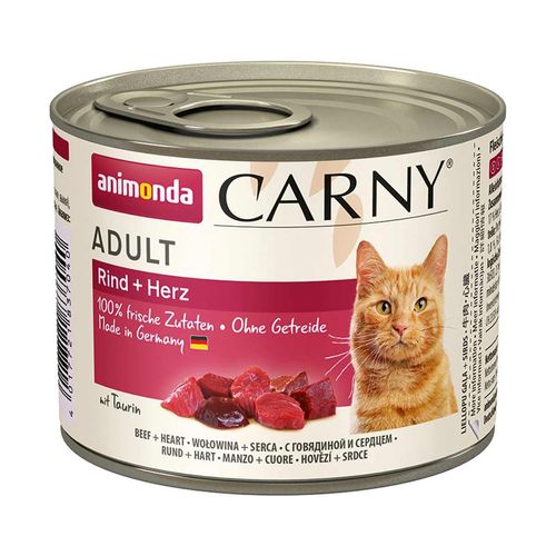 animonda Carny Adult Rind und Herz 24x200g