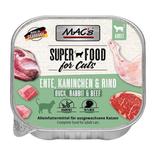 MAC's Cat Ente, Kaninchen und Rind 16x100g