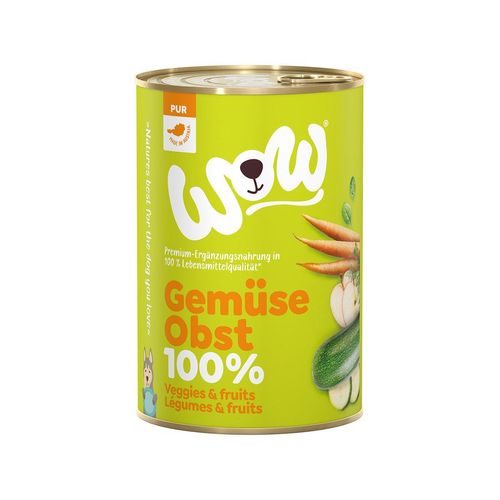 WOW Pur Gemüse & Obst 6x400g