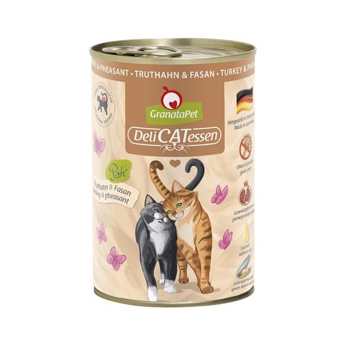 GranataPet Katze - Delicatessen Dose Truthahn & Fasan 6x400g