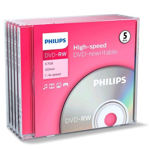 Philips DVD-Rohling »5 Philips Rohlinge DVD-RW 4