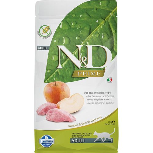 N&D Katzenfutter Wildschwein&Apfel Adult getreidefrei 1,5kg