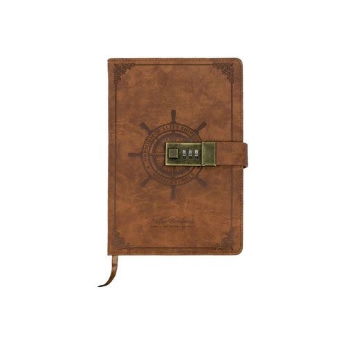 HMF Notizbuch Tagebuch mit Code-Schloss