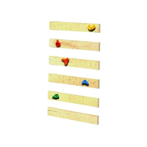 Akubi Kletterwand ECO natur inkl.5 Stk. Klettersteine