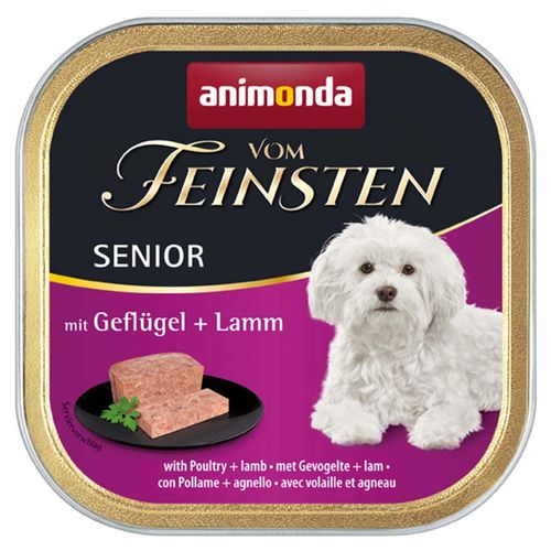 animonda vom Feinsten Senior Geflügel und Lamm 22x150g