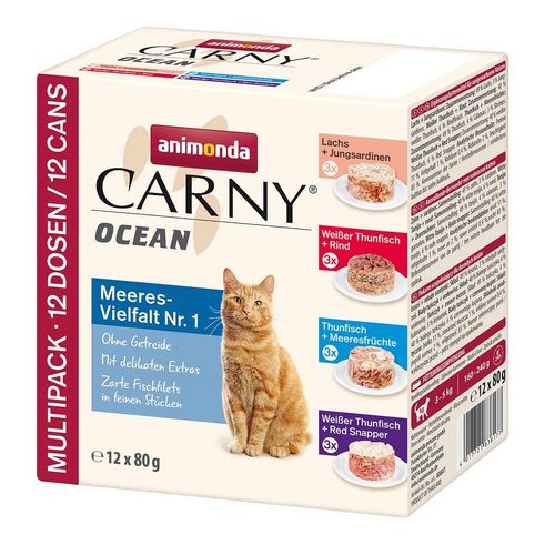 animonda Carny Ocean Adult Multipack Meeres-Vielfalt Nr. 1 24x80g