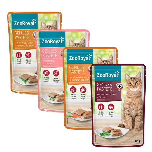 ZooRoyal Genuss Pastete Mixpaket 96x85g