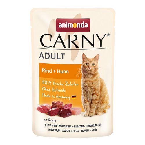 animonda Carny Adult Rind + Huhn 24x85g