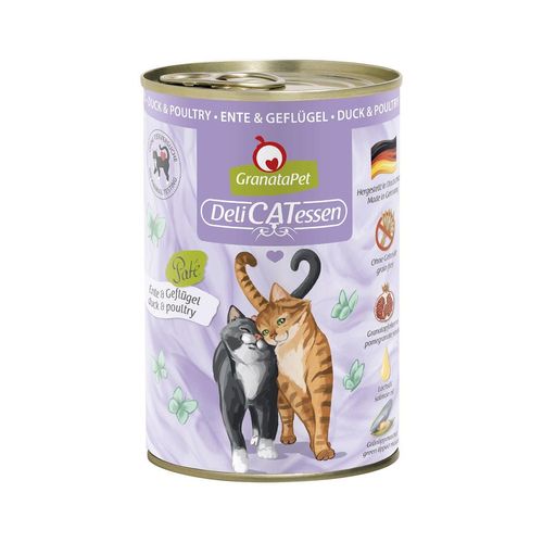 GranataPet Katze - Delicatessen Dose Ente & Geflügel 6x400g